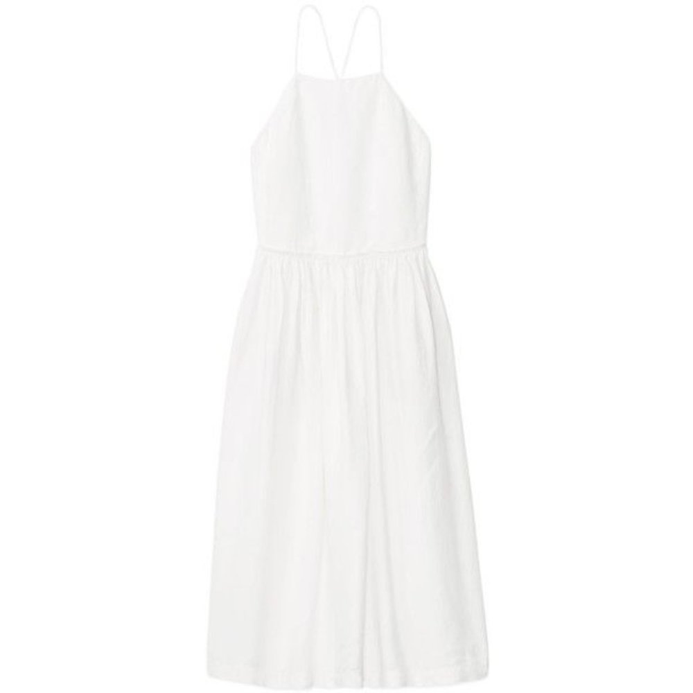 Aritzia Wilfred Linen Midi Dress